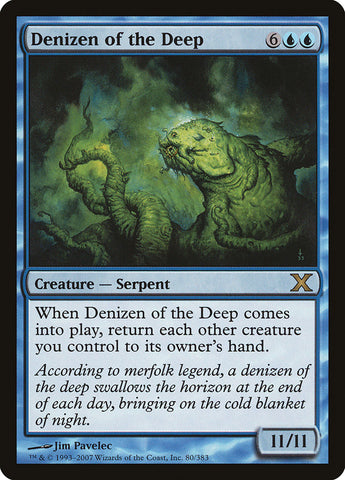 Denizen of the Deep [Tenth Edition], MTG Single - Gamers Grove