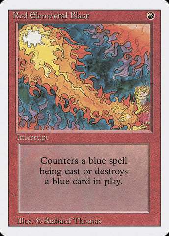 Red Elemental Blast [Revised Edition], MTG Single - Gamers Grove