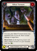 Rifted Torment (Red) (Rainbow Foil) [MON177-RF] 1st Edition Rainbow Foil