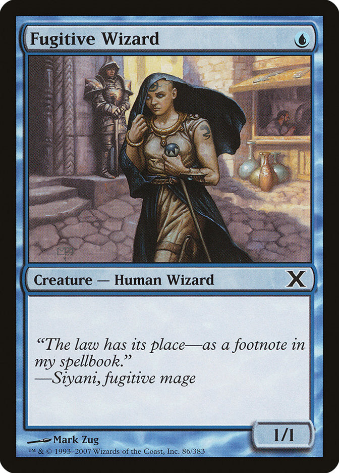 Fugitive Wizard [Tenth Edition], MTG Single - Gamers Grove