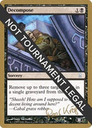 Decompose - 2003 Peer Kroger (ODY) (SB) [World Championship Decks 2003]