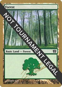 Forest (350) - 2004 Julien Nuijten (8ED) [World Championship Decks]