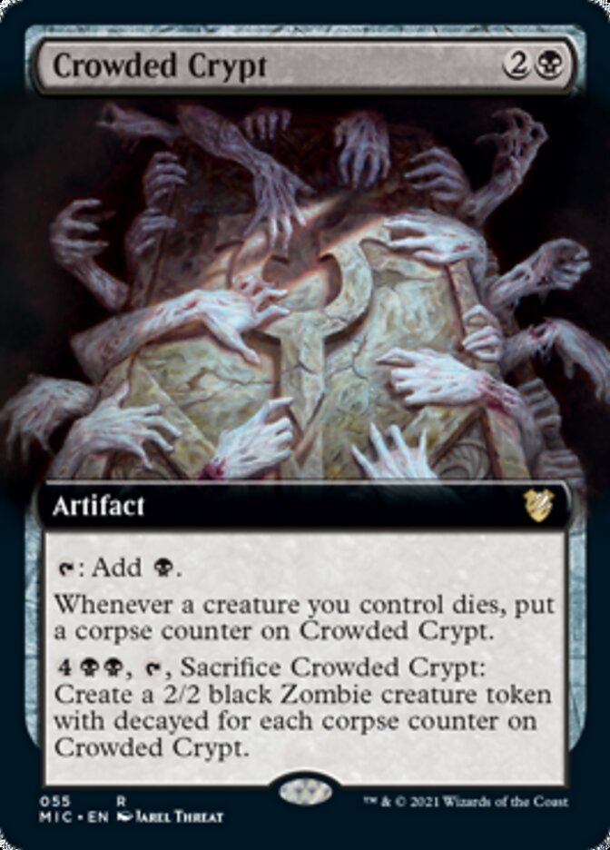 Crowded Crypt (Extended) [Innistrad: Midnight Hunt Commander]
