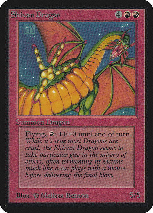 Shivan Dragon [Limited Edition Alpha]