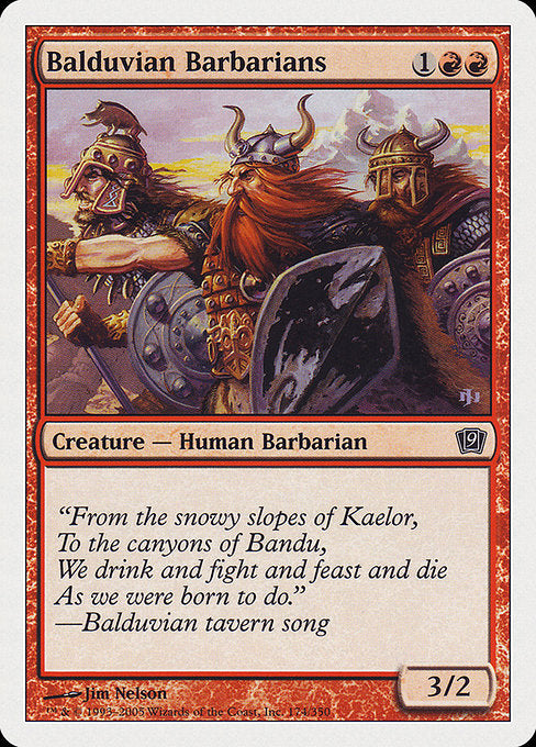 Balduvian Barbarians [Ninth Edition]