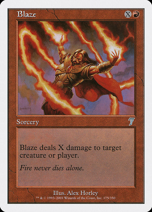 Blaze [Seventh Edition], MTG Single - Gamers Grove