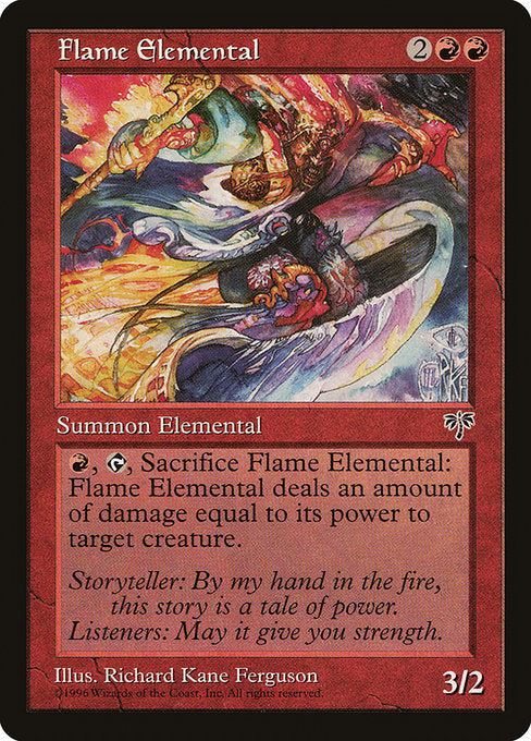 Flame Elemental [Mirage], MTG Single - Gamers Grove