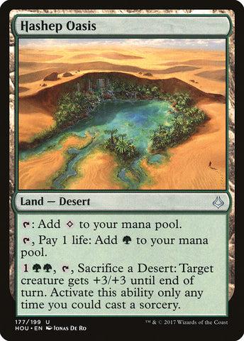 Hashep Oasis [Hour of Devastation], MTG Single - Gamers Grove