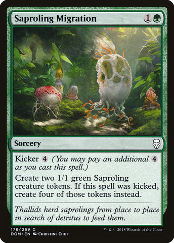 Saproling Migration [Dominaria], MTG Single - Gamers Grove
