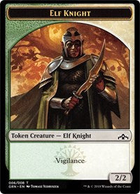 Saproling // Elf Knight [GRN Guild Kit Tokens]
