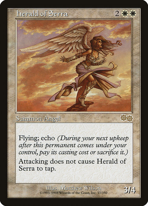 Herald of Serra [Urza's Saga], MTG Single - Gamers Grove