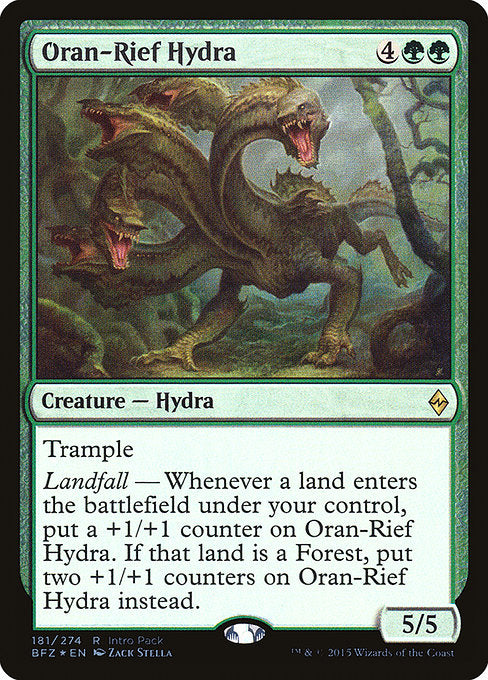 Oran-Rief Hydra [Battle for Zendikar Promos], MTG Single - Gamers Grove