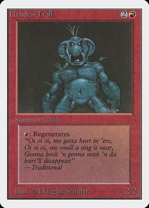 Uthden Troll [Unlimited Edition], MTG Single - Gamers Grove