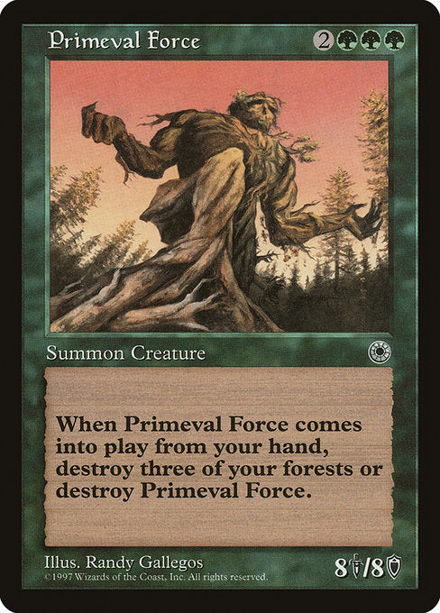 Primeval Force [Portal], MTG Single - Gamers Grove