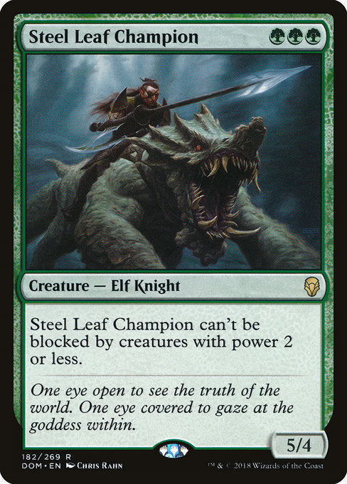 Steel Leaf Champion [Dominaria], MTG Single - Gamers Grove