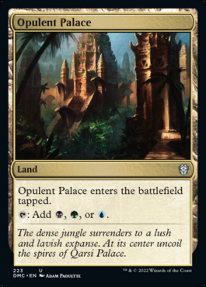 Opulent Palace [Dominaria United Commander]