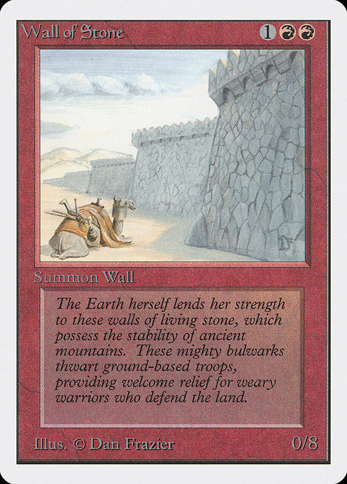 Wall of Stone [Unlimited Edition], MTG Single - Gamers Grove