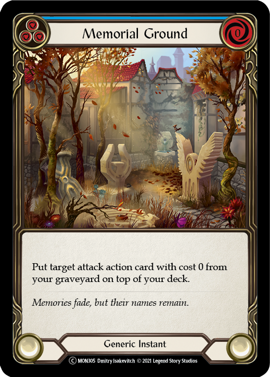Memorial Ground (Blue) [U-MON305] Unlimited Edition Normal