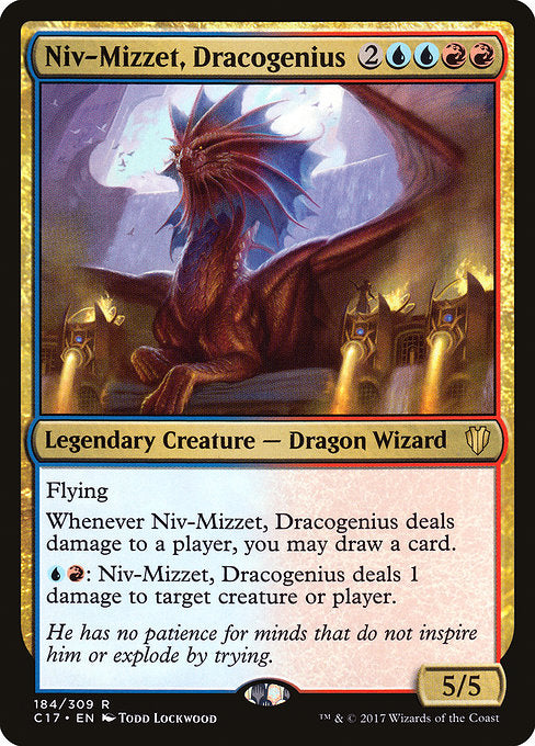 Niv-Mizzet, Dracogenius [Commander 2017], MTG Single - Gamers Grove