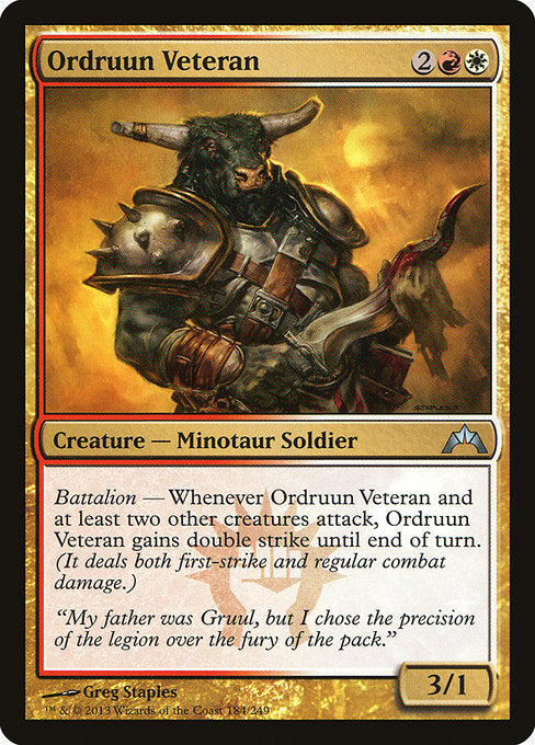 Ordruun Veteran [Gatecrash], MTG Single - Gamers Grove