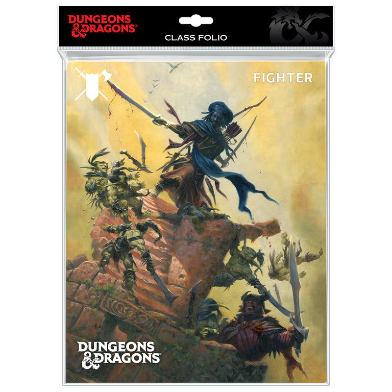 Ultra Pro: Class Folio with Stickers - D&D Fighter