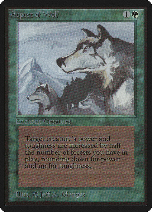Aspect of Wolf [Limited Edition Beta], MTG Single - Gamers Grove