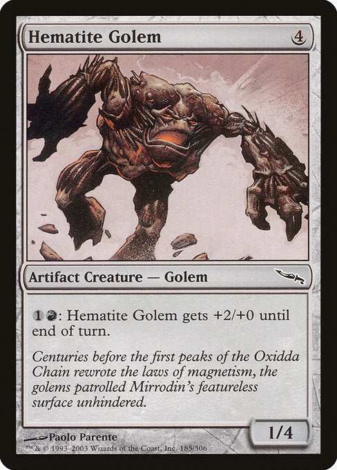 Hematite Golem [Mirrodin], MTG Single - Gamers Grove