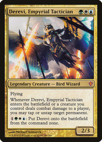 Derevi, Empyrial Tactician [Commander 2013], MTG Single - Gamers Grove
