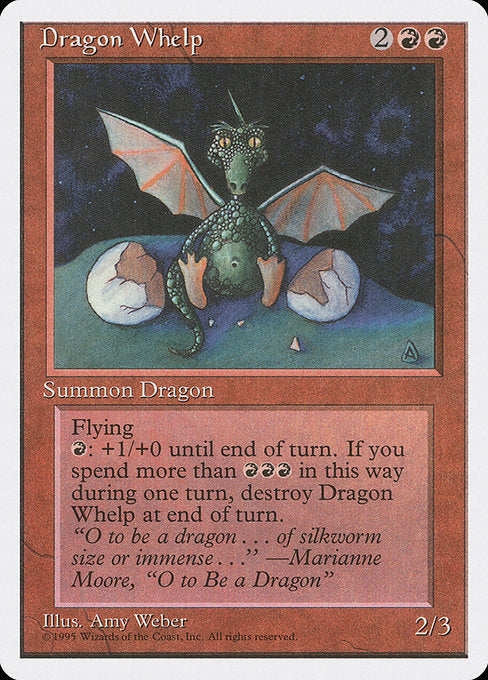 Dragon Whelp [Fourth Edition], MTG Single - Gamers Grove