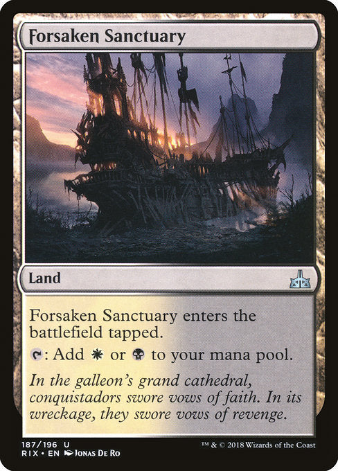 Forsaken Sanctuary [Rivals of Ixalan], MTG Single - Gamers Grove