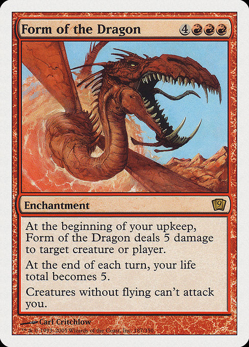 Form of the Dragon [Ninth Edition], MTG Single - Gamers Grove