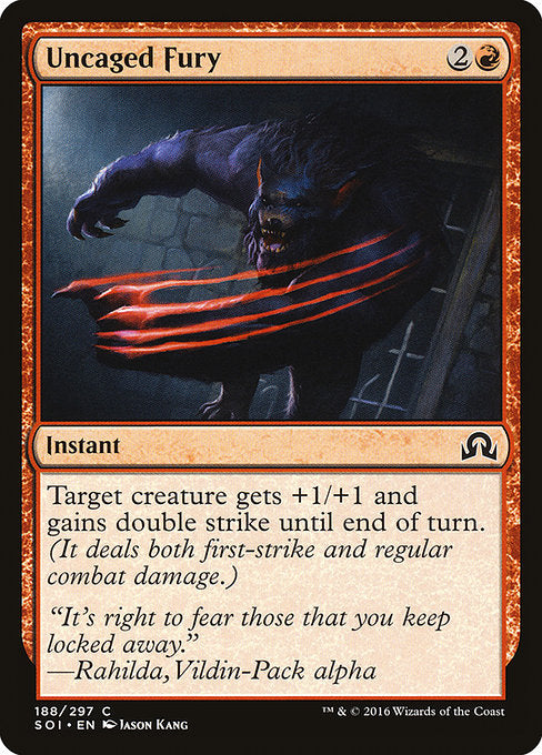 Uncaged Fury [Shadows over Innistrad], MTG Single - Gamers Grove