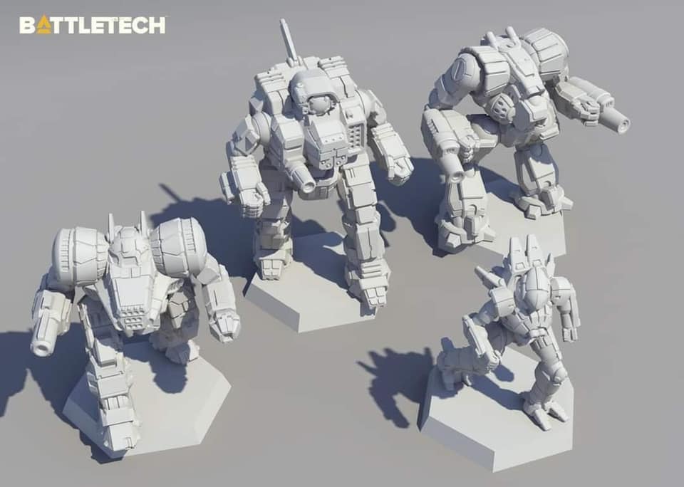 BattleTech - Miniature Force Pack: Inner Sphere Battle Lance