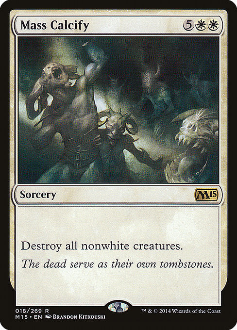 Mass Calcify [Magic 2015], MTG Single - Gamers Grove