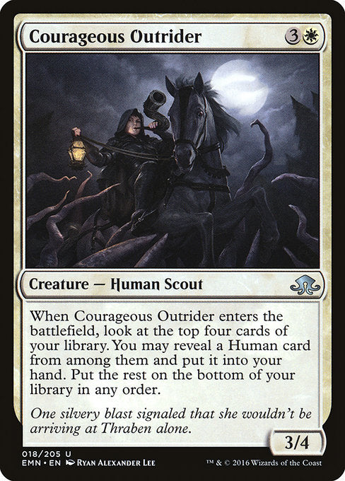 Courageous Outrider [Eldritch Moon], MTG Single - Gamers Grove