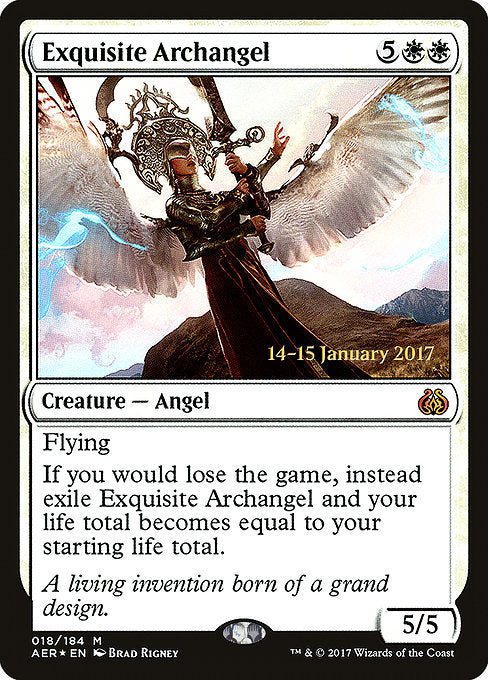 Exquisite Archangel [Aether Revolt Promos], MTG Single - Gamers Grove