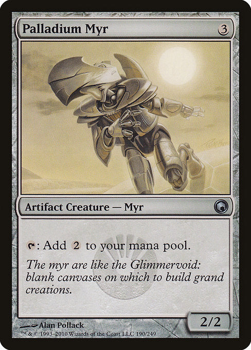 Palladium Myr [Scars of Mirrodin], MTG Single - Gamers Grove