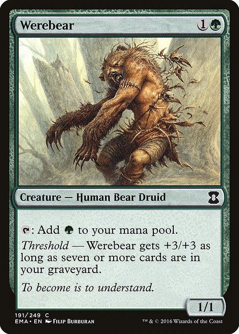 Werebear [Eternal Masters], MTG Single - Gamers Grove