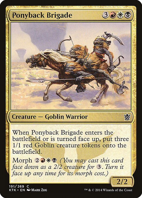 Ponyback Brigade [Khans of Tarkir], MTG Single - Gamers Grove