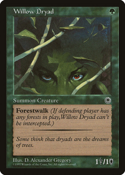 Willow Dryad [Portal], MTG Single - Gamers Grove