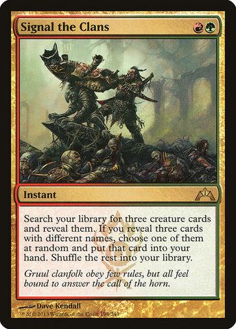 Signal the Clans [Gatecrash], MTG Single - Gamers Grove