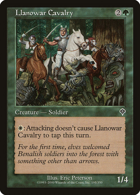 Llanowar Cavalry [Invasion], MTG Single - Gamers Grove