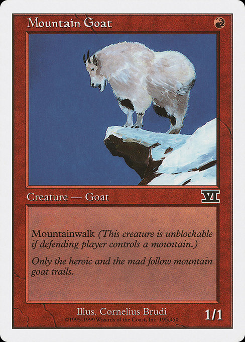 Mountain Goat [Classic Sixth Edition], MTG Single - Gamers Grove
