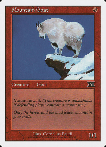 Mountain Goat [Classic Sixth Edition], MTG Single - Gamers Grove