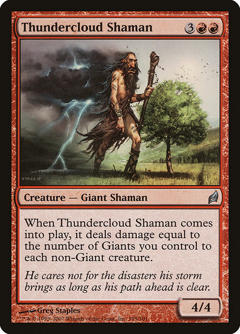 Thundercloud Shaman [Lorwyn]