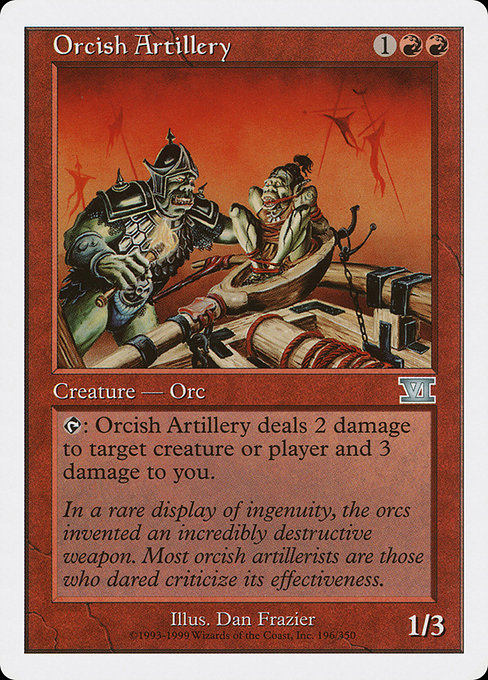 Orcish Artillery [Classic Sixth Edition], MTG Single - Gamers Grove