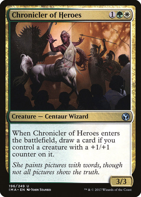 Chronicler of Heroes [Iconic Masters], MTG Single - Gamers Grove