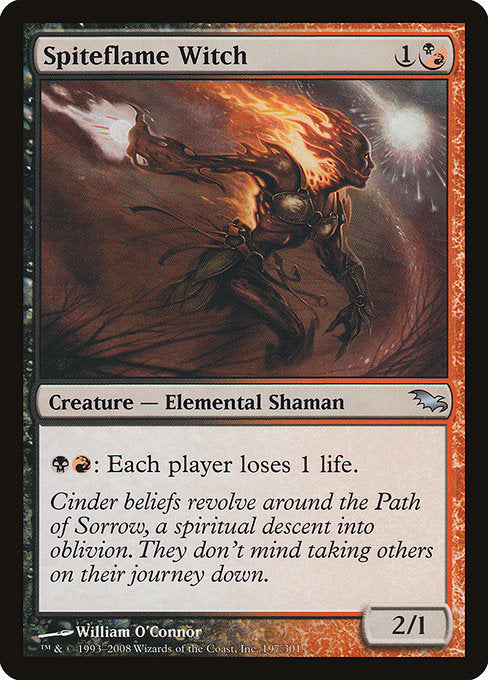 Spiteflame Witch [Shadowmoor], MTG Single - Gamers Grove