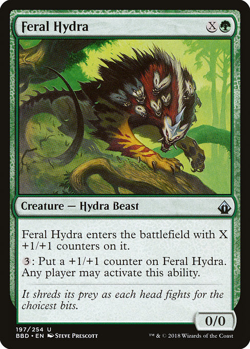 Feral Hydra [Battlebond], MTG Single - Gamers Grove