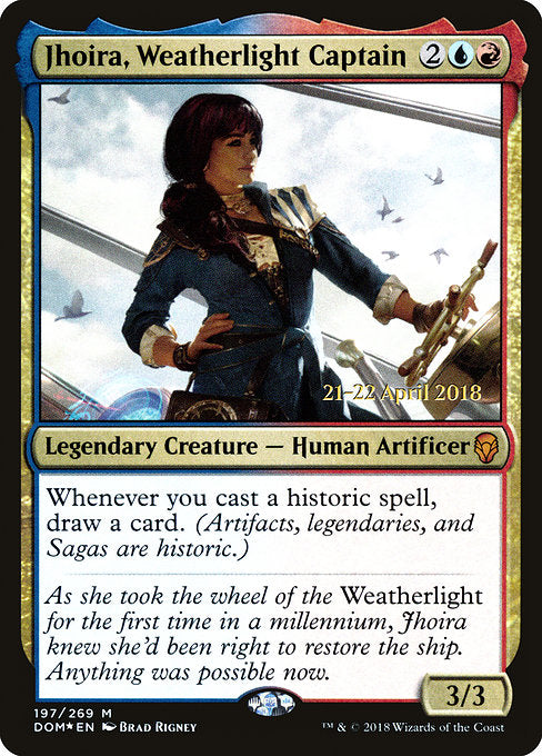 Jhoira, Weatherlight Captain [Dominaria Promos], MTG Single - Gamers Grove